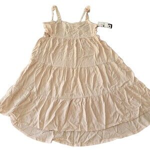 Womens DKNY Beige Sun dress X- Large 14/15 with tags